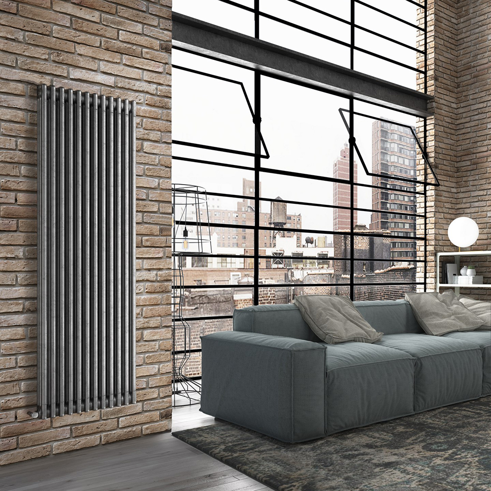 DQ Modus 3 Column Horizontal Radiator, Bare Metal Lacquer, 500mm x 1220mm | Compare The Build