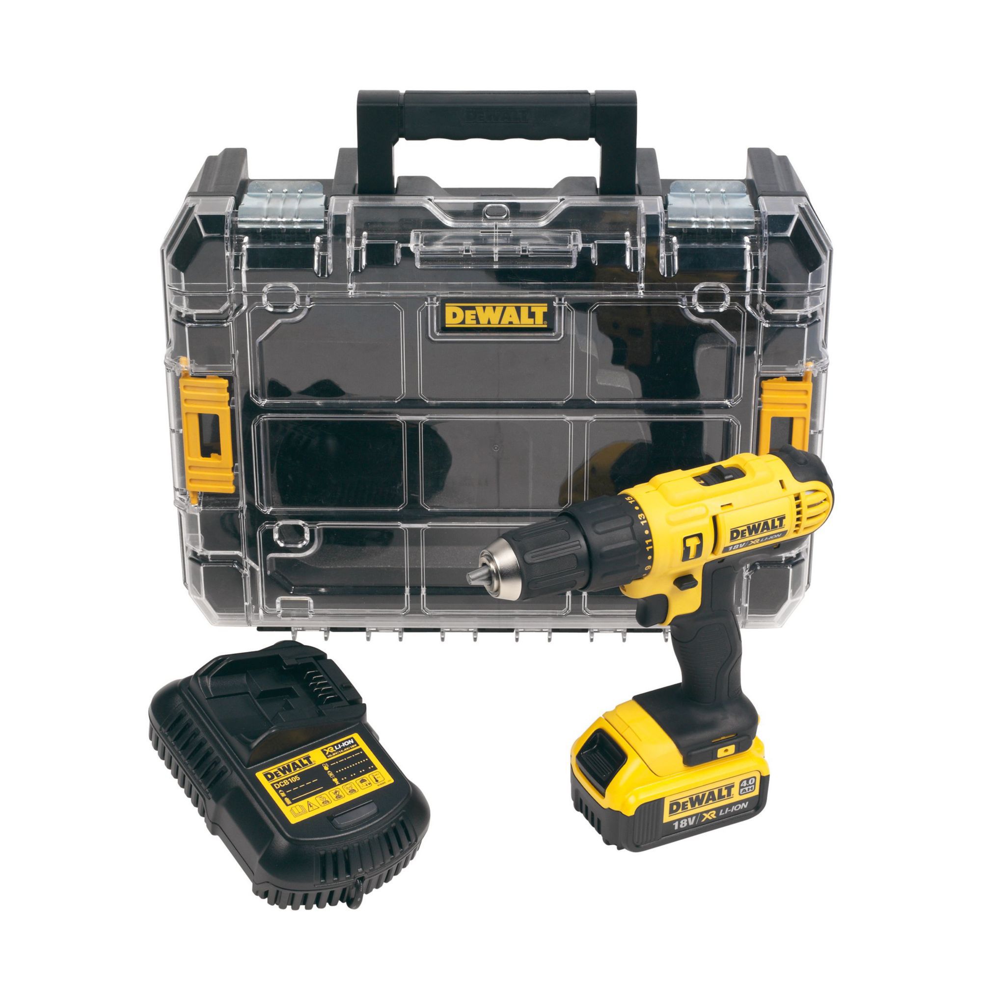 Dewalt Xr 18V 4Ah Li-Ion Cordless Combi Drill 1 Battery Dcd776M1T-Gb | Compare The Build