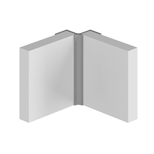 Multipanel Internal Corner Profile Type A Polished Silver - MPIABP | Compare The Build