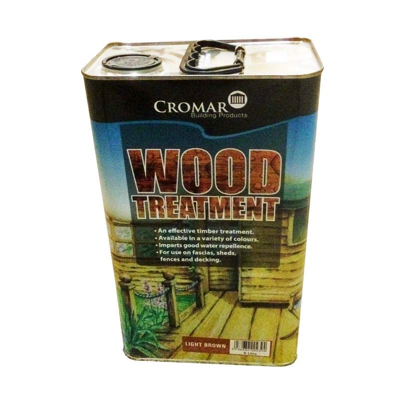 Cromar Wood Treatment in Light Brown 5 Litres - Box of 4 CROWOOD5LB Price Comparisons | Compare The Build