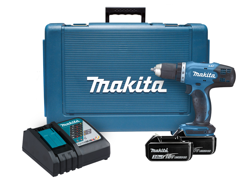 Makita Lxt Cordless 18V 3Ah Li-Ion Drill Driver 2 Batteries Ddf453Rfe Price Comparisons | Compare The Build