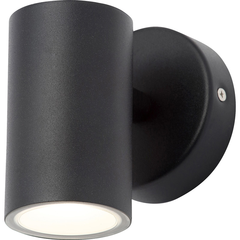 Zink Leto Integrated LED Stainless Steel Up or Down Light IP44 3W 280lm in Black Price Comparisons | Compare The Build