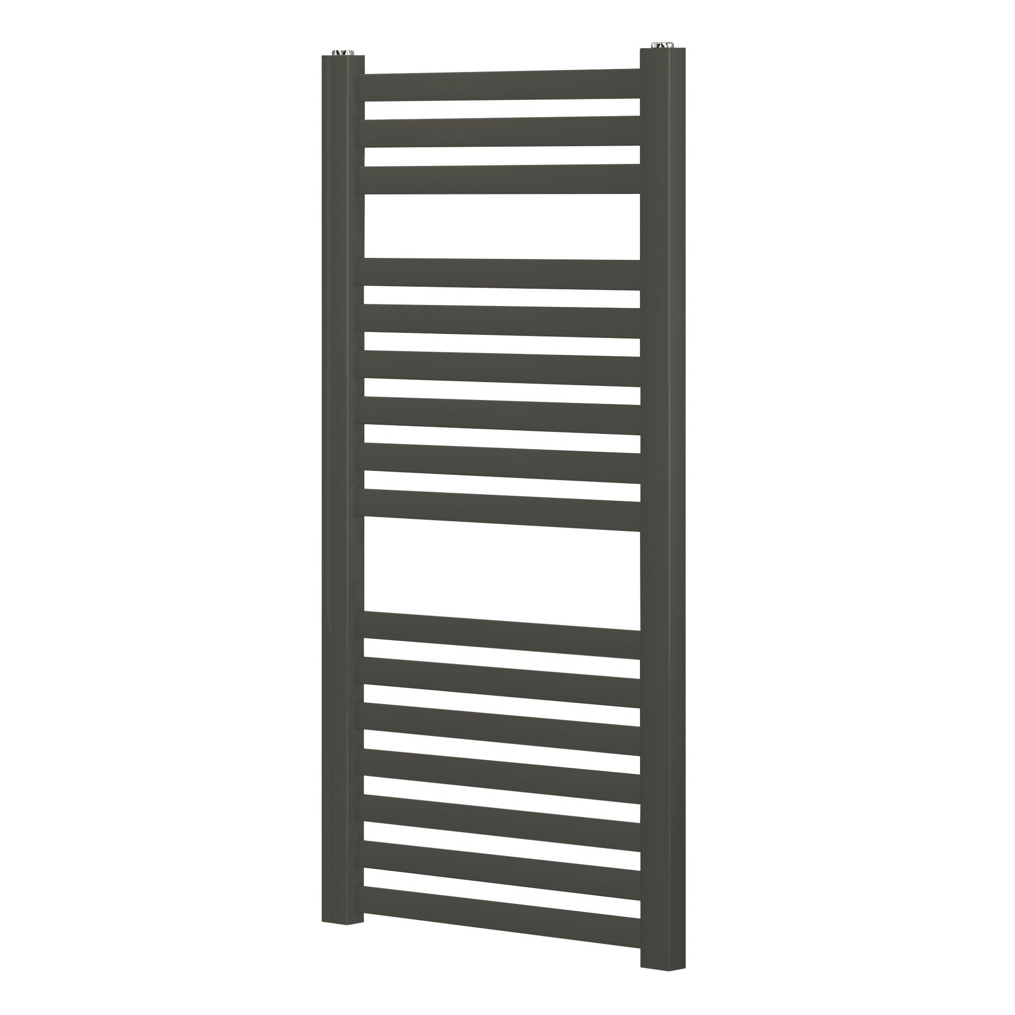 Blyss Aspley Black 413W Flat Towel Warmer (W)480mm X (H)950mm Price Comparisons | Compare The Build