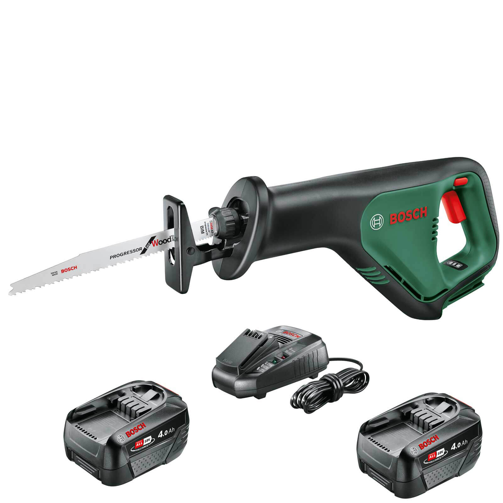 Bosch ADVANCEDRECIP 18v Cordless Recipro Saw 2 x 4ah Li-ion Charger No Case Price Comparisons | Compare The Build