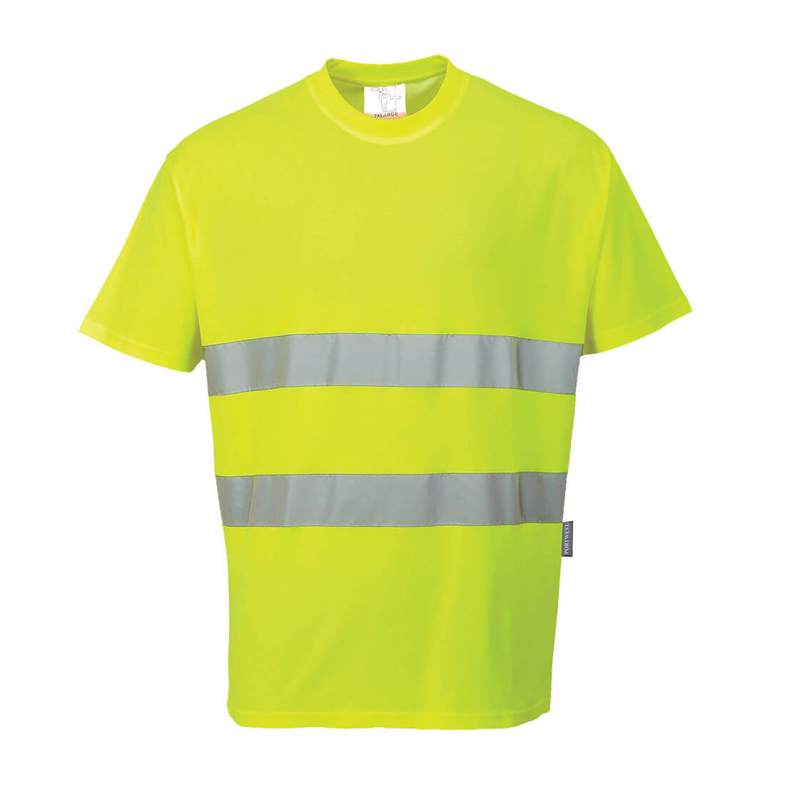 Hi Viz Mens Class 2 Cotton Comfort T Shirt Yellow 2XL Price Comparisons | Compare The Build