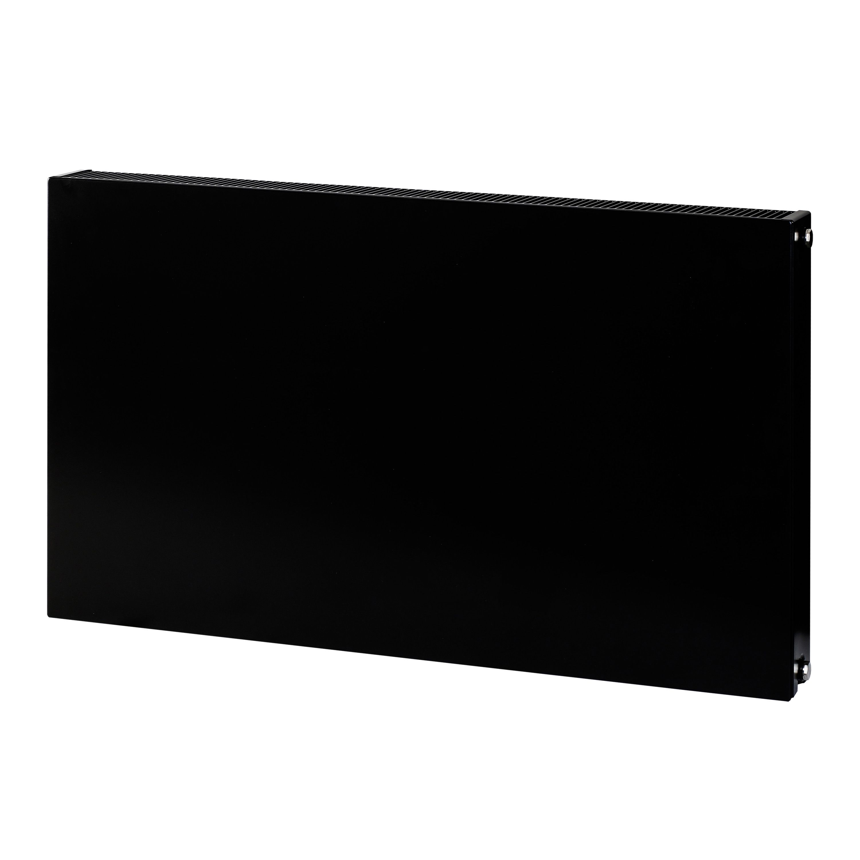 GoodHome Black Type 22 Double Panel Radiator, (W)1000mm X (H)600mm | Compare The Build