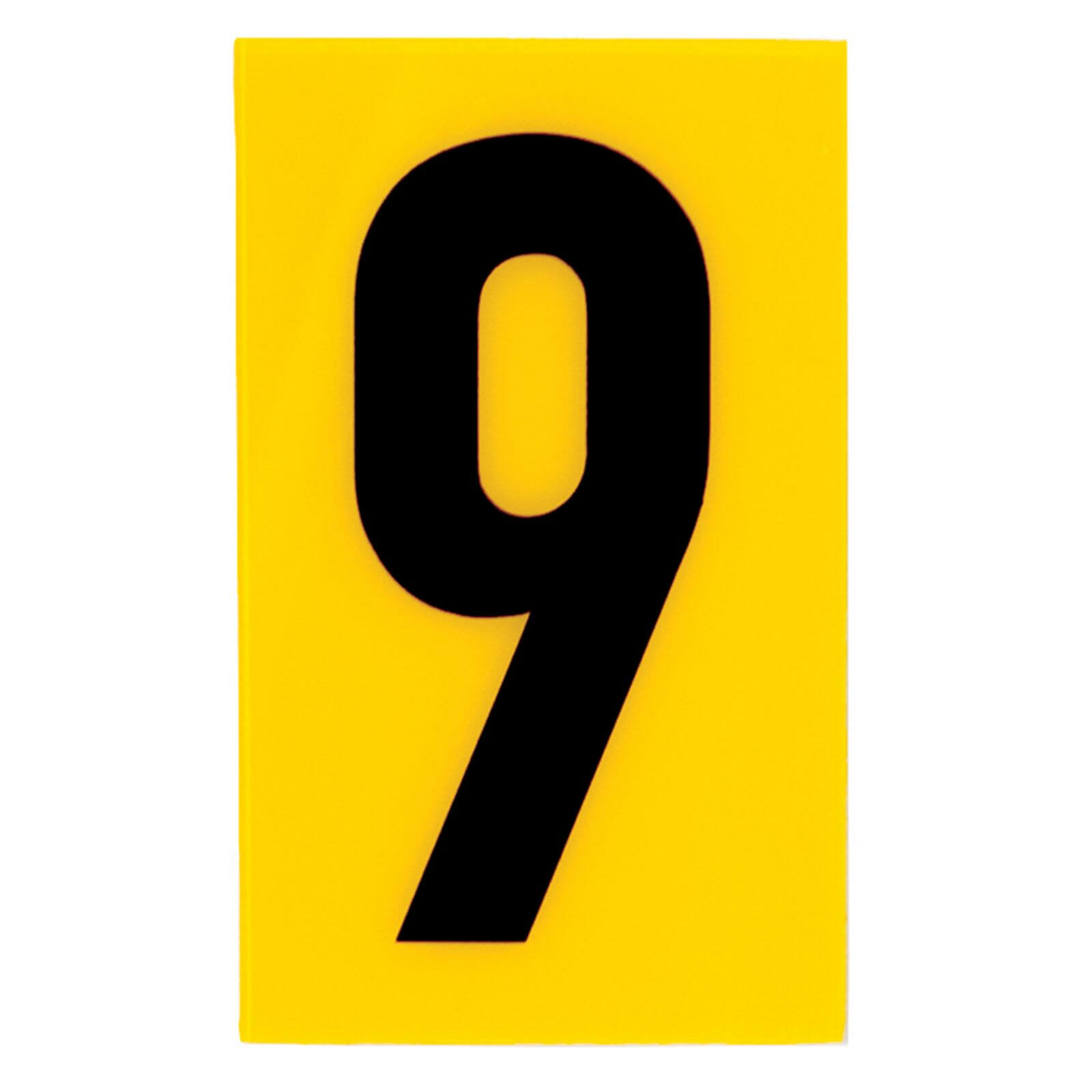 Breeze Yellow Self Adhesive House Number - 60mm - 9 Price Comparisons | Compare The Build