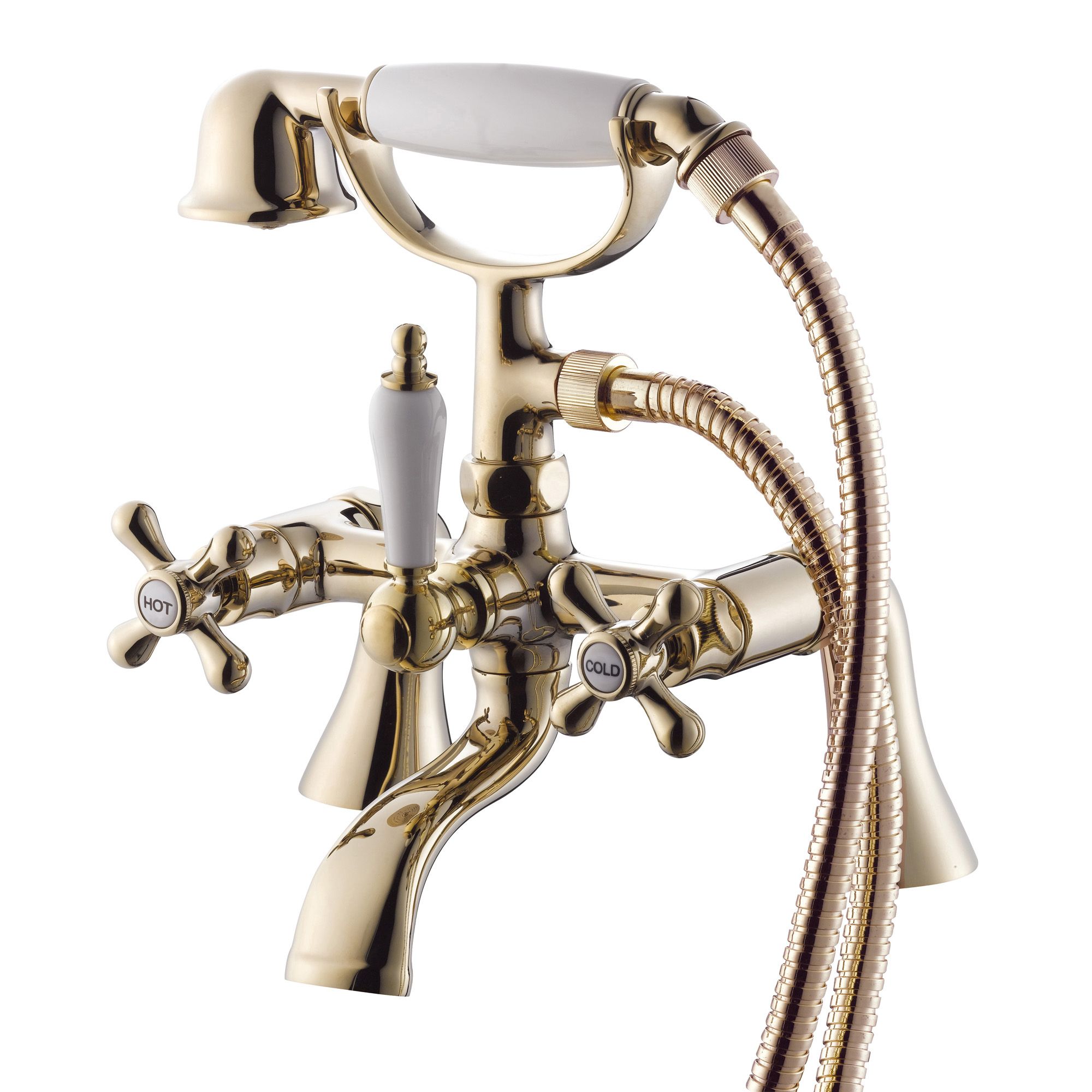 Plumbsure Azure Gold Effect Bath Shower Mixer Tap Price Comparisons | Compare The Build