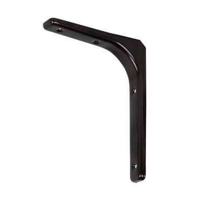 Form Alchimy Black Steel Shelving Bracket (H)200mm (D)150mm Price Comparisons | Compare The Build