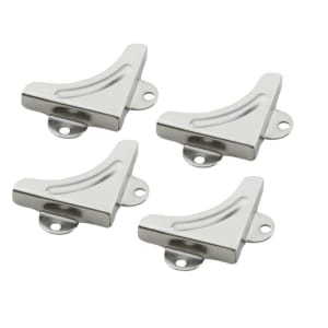 Wickes Nickel Mirror Corner Clips - Pack of 4 Price Comparisons | Compare The Build