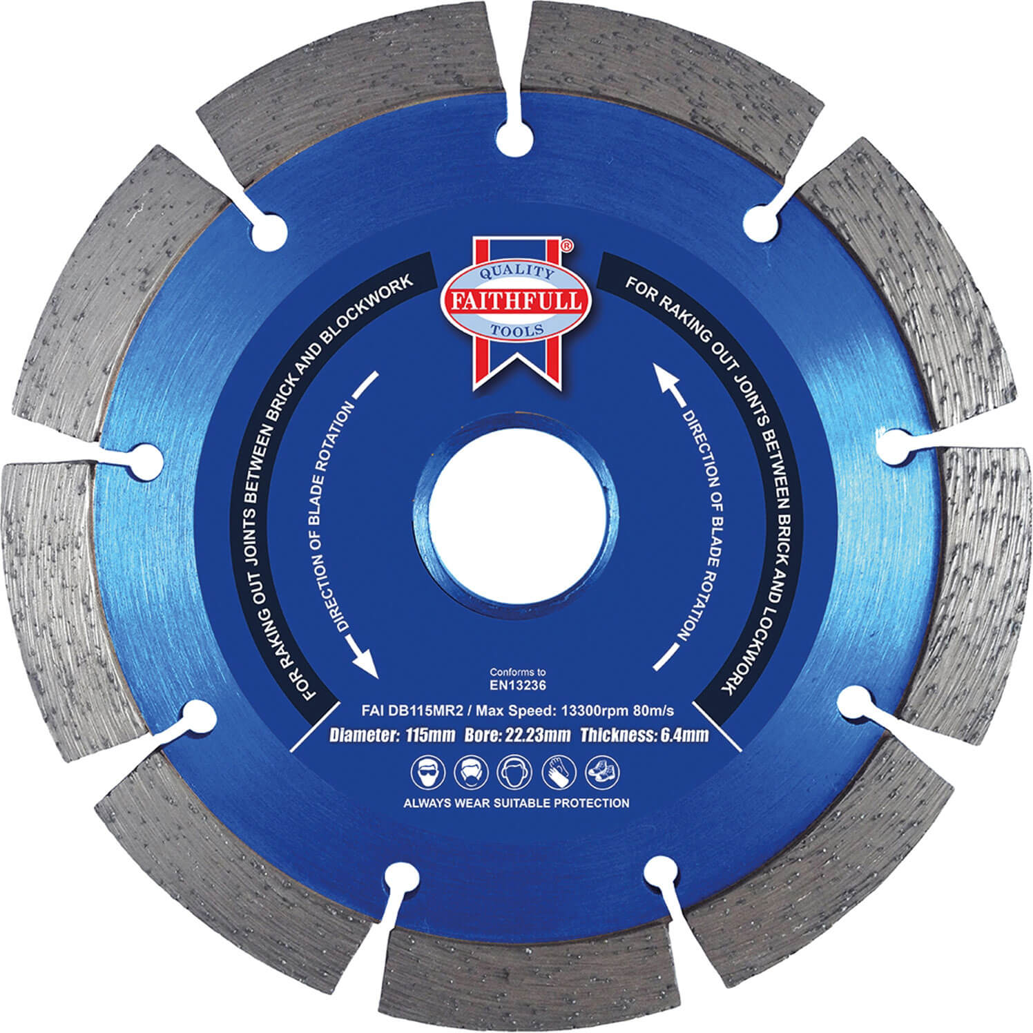 Faithfull Diamond Mortar Raking Cutting Disc 115mm Price Comparisons | Compare The Build