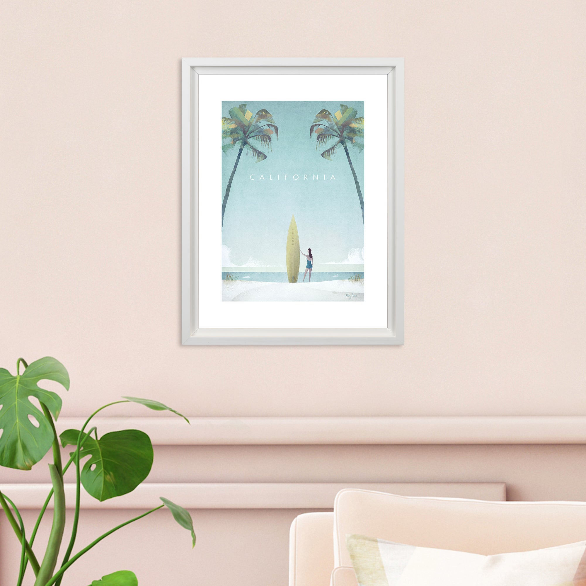 The Art Group California Framed Print Blue Price Comparisons | Compare The Build