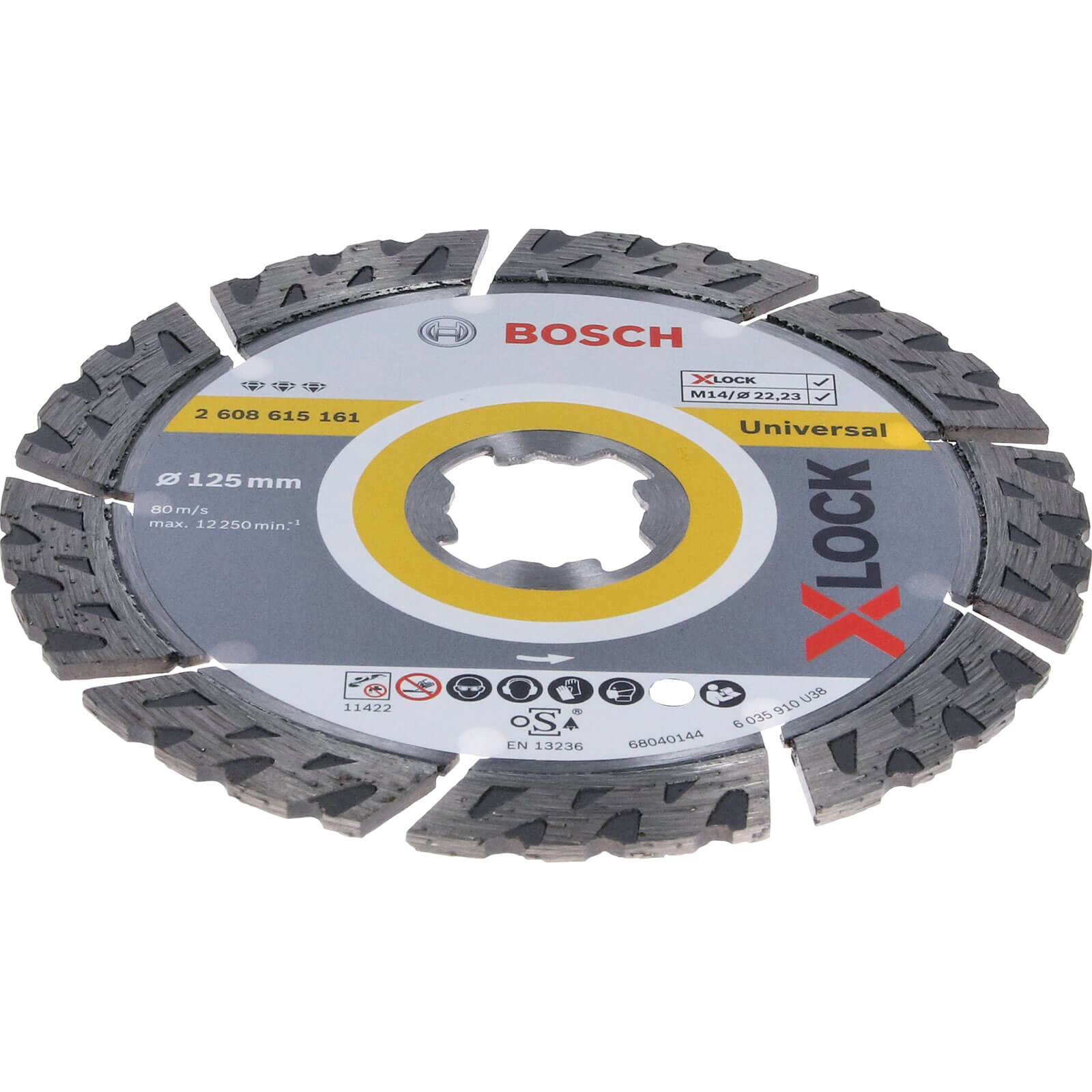 Bosch X Lock Best Universal Diamond Cutting Disc 125mm 2.4mm 22mm | Compare The Build