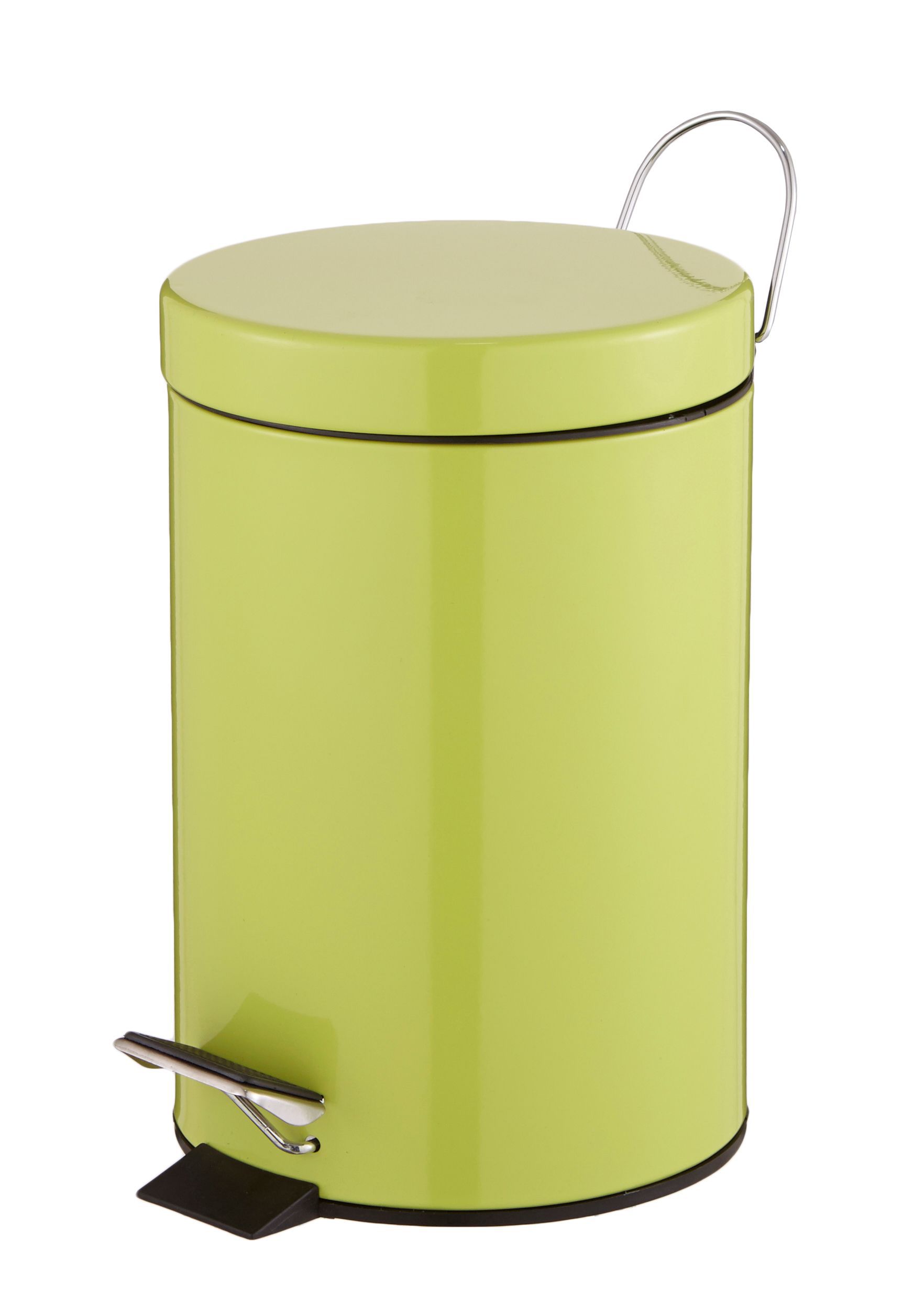 Cooke & Lewis Diani Bamboo Powder-Coated Iron Round Bathroom Pedal Operated Lid Bin, 3L | Compare The Build