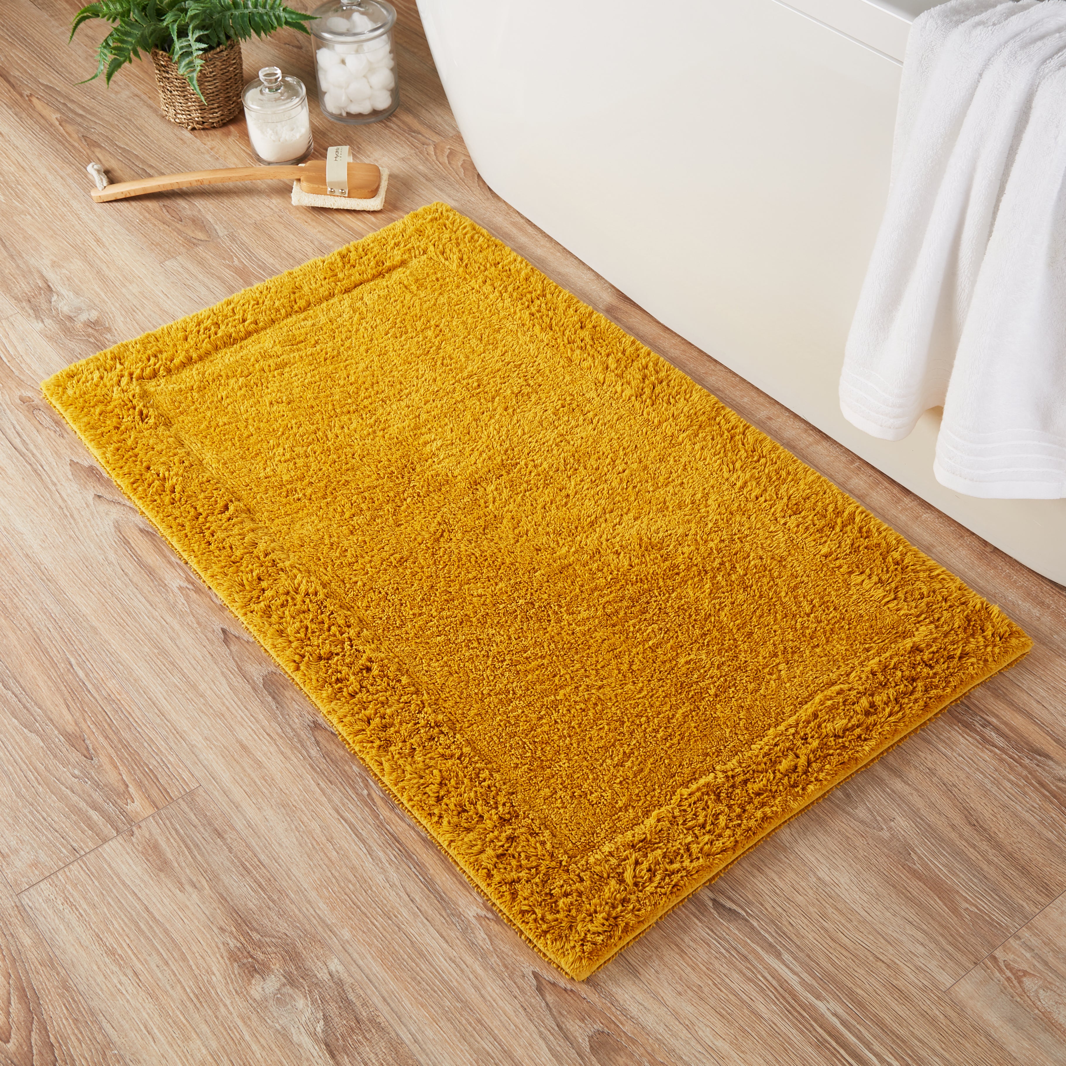 Organic Cotton Ashbourne Ochre Reversible Runner Yellow Price Comparisons | Compare The Build