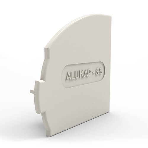 Alukap-SS Wall andamp; Eaves Beam Endcap LH - White Price Comparisons | Compare The Build