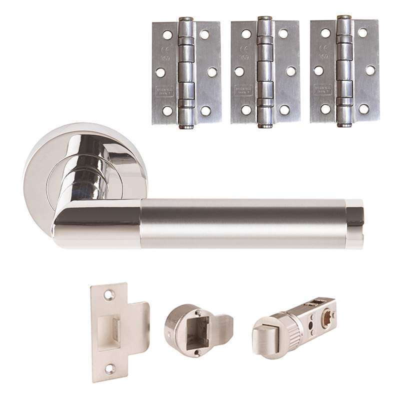 JB Kind Roller Lever on Rose Door Handle Pack Passage Chrome IROLLP Price Comparisons | Compare The Build