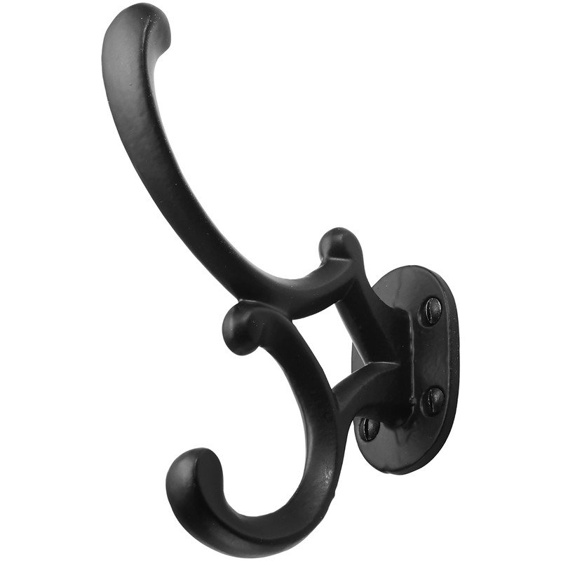 Old Hill Ironworks Heavy Duty Scroll Hat & Coat Hook in Black Cast Iron Price Comparisons | Compare The Build