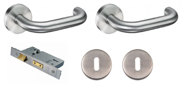 Satin Stainless Steel Roundbar 3-Lever Lockpack 52mm x 8mm Price Comparisons | Compare The Build