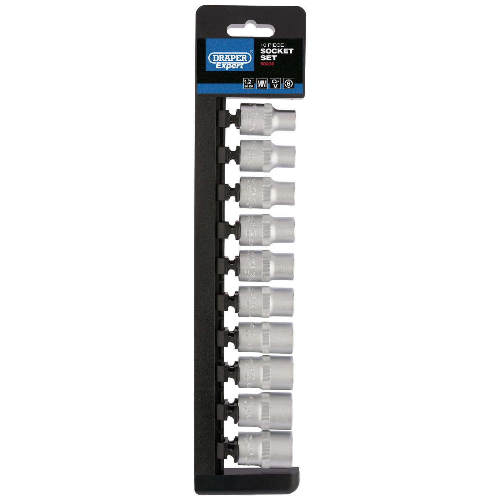 Draper Expert 10 Piece 1/2" Drive Hex Socket Set Metric 1/2" Price Comparisons | Compare The Build