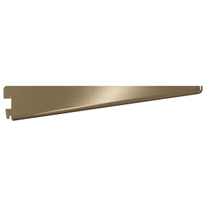 Twin Slot Antique Brass Shelf Bracket - 270mm Price Comparisons | Compare The Build