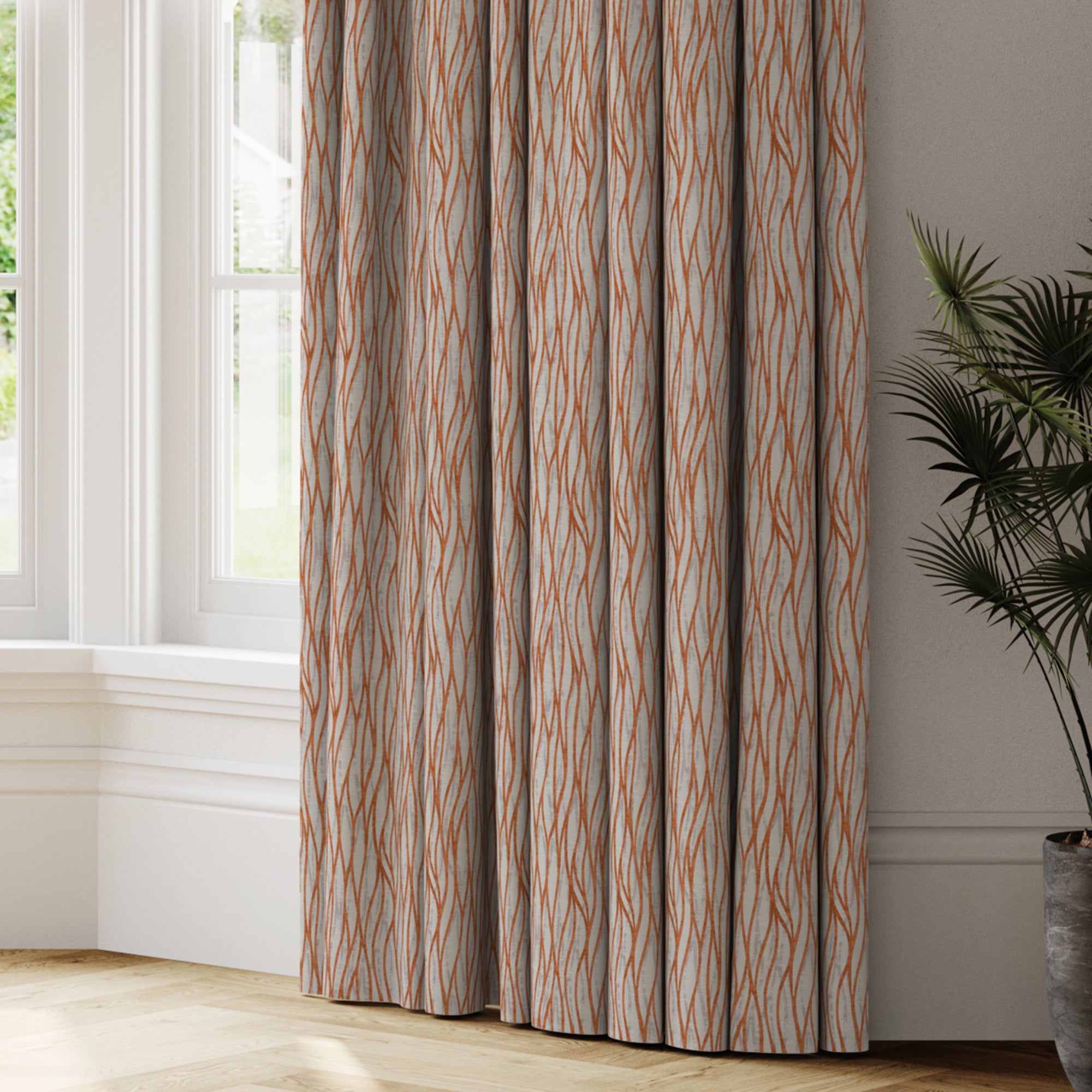 Linear Made to Measure Curtains orange Price Comparisons | Compare The Build