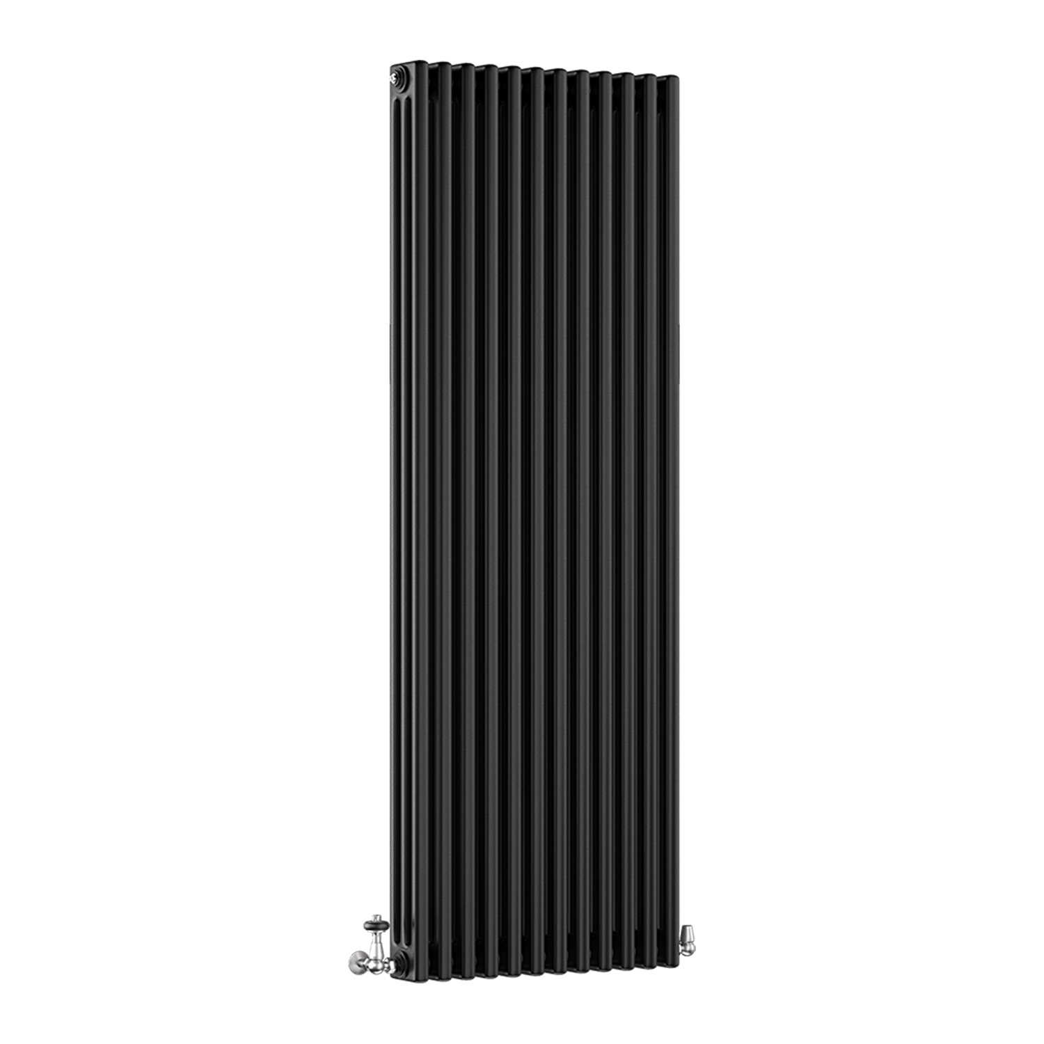 DQ Modus 3 Column Vertical Radiator, Matt Black, 1800mm x 300mm Price Comparisons | Compare The Build