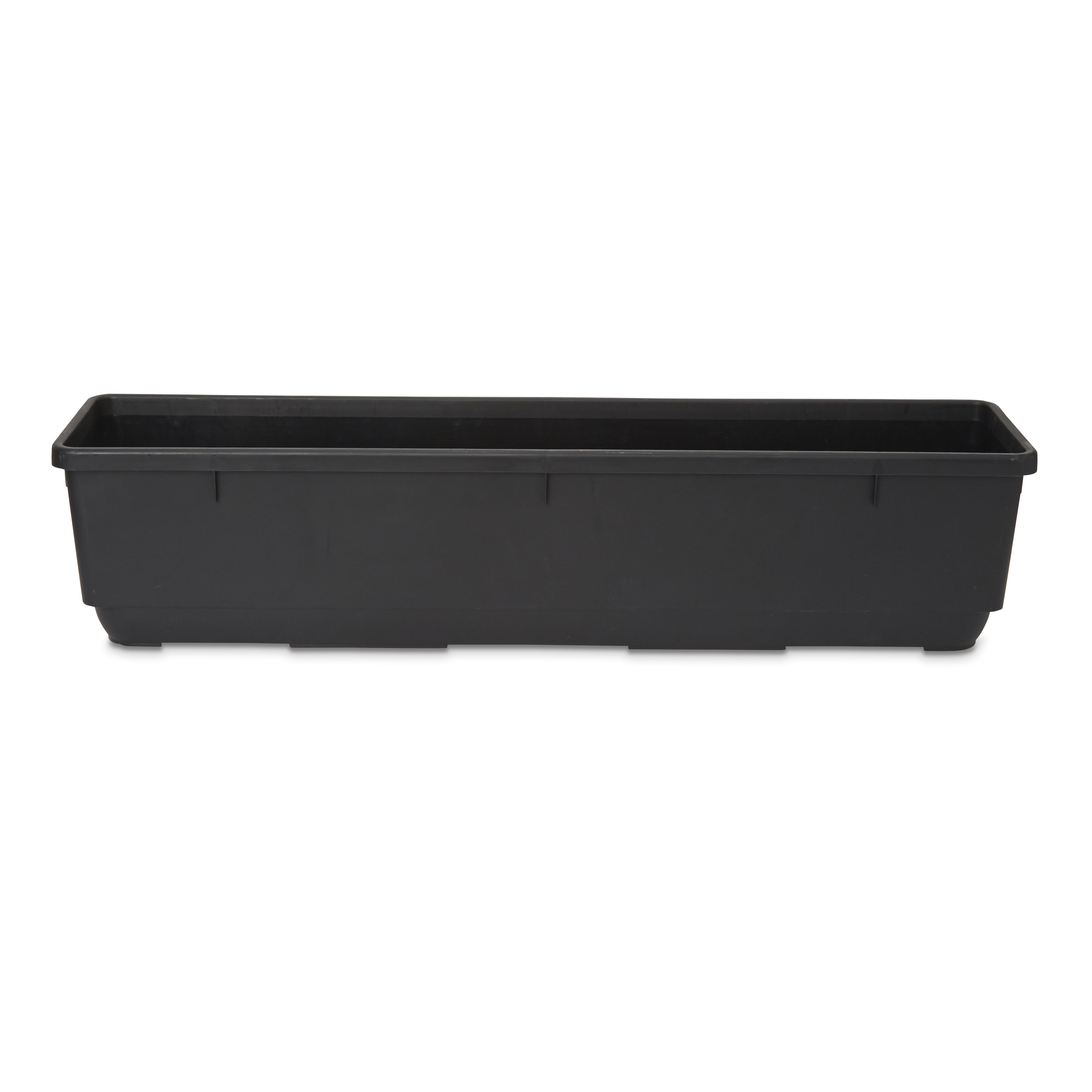 Blooma Florus Black Plastic Bell Rectangular Trough 90Cmx20Cm Price Comparisons | Compare The Build