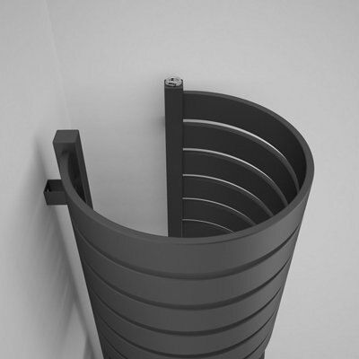 Terma Ely Modern Grey Towel Warmer (W)340mm X (H)1820mm Price Comparisons | Compare The Build