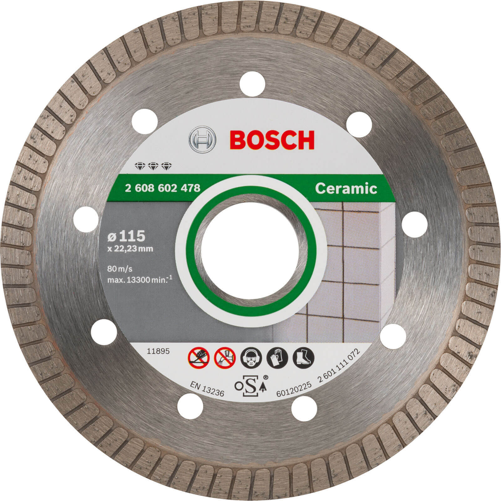 Bosch Best Extraclean Turbo Diamond Disc for Ceramics 115mm Price Comparisons | Compare The Build