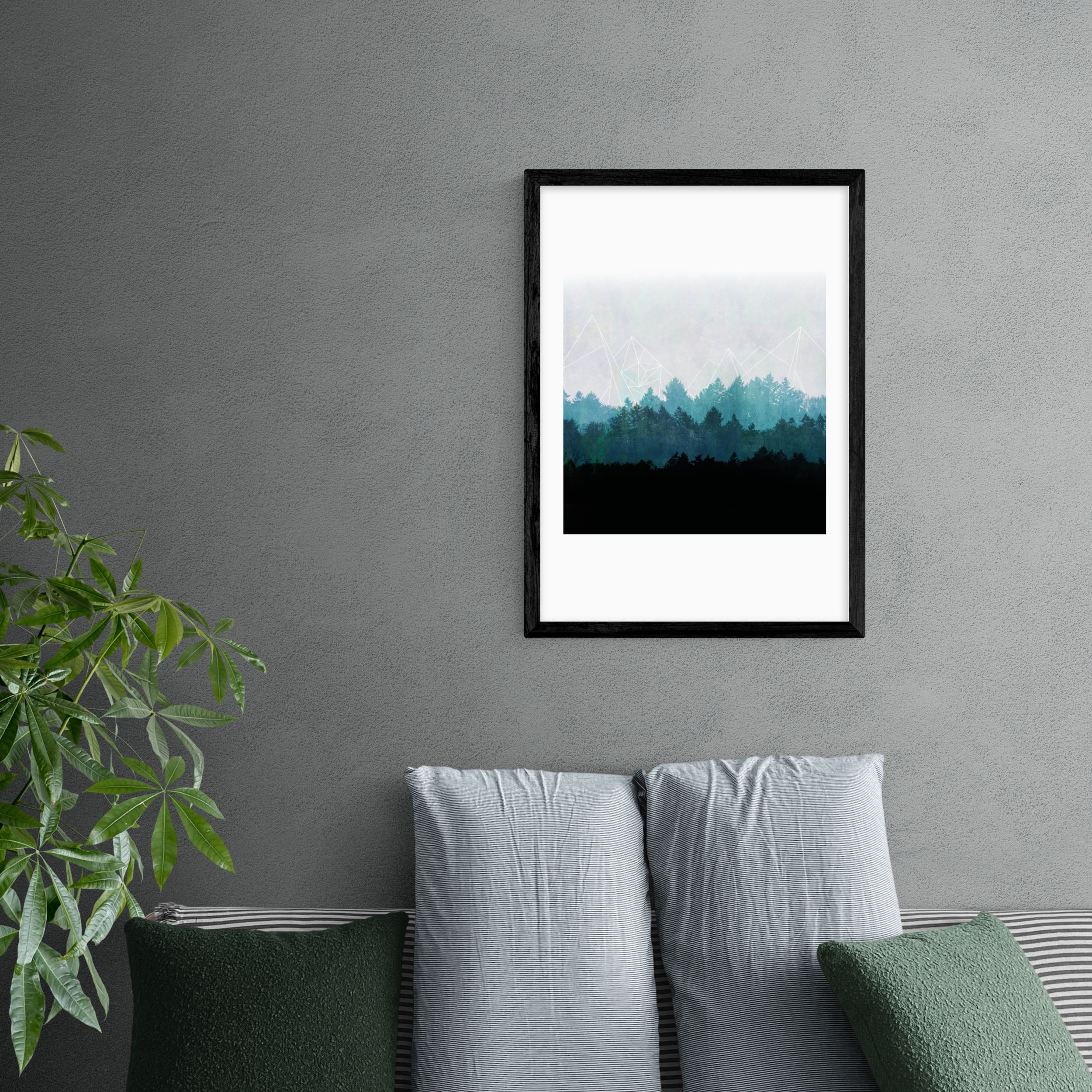 East End Prints Woods Pastel Print Navy Blue Price Comparisons | Compare The Build