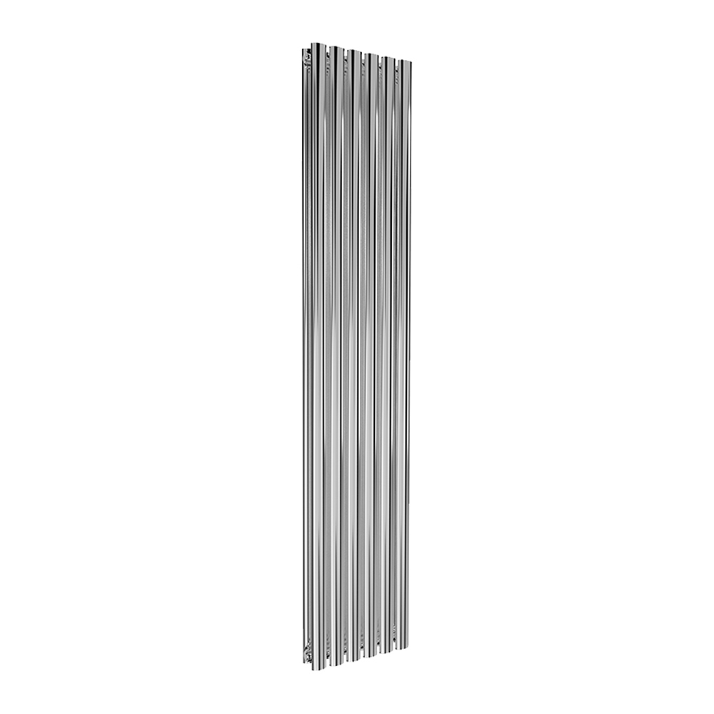 Reina Neval Vertical Aluminium Designer Radiator, Polished, 1800mm x 345mm | Compare The Build