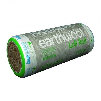 Knauf Loft Roll Insulation 44 Earthwool Combi-Cut Insulation 8.05m x 1.14m x 150mm (9.18m2) Price Comparisons | Compare The Build