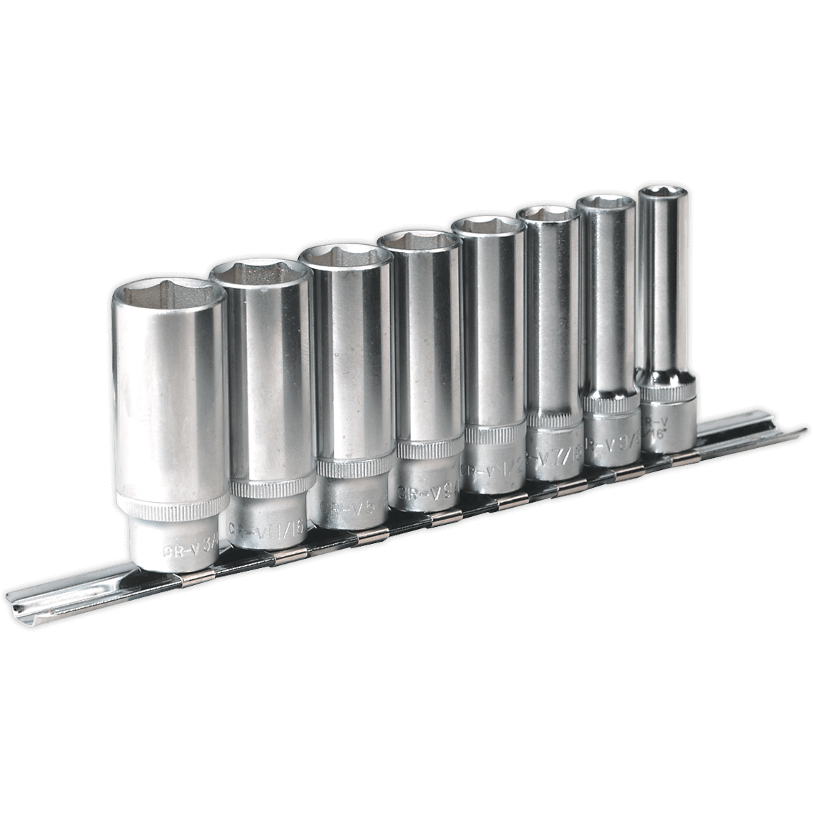 Sealey 8 Piece 3/8" Drive Deep Hexagon WallDrive Socket Set Imperial 3/8" Price Comparisons | Compare The Build