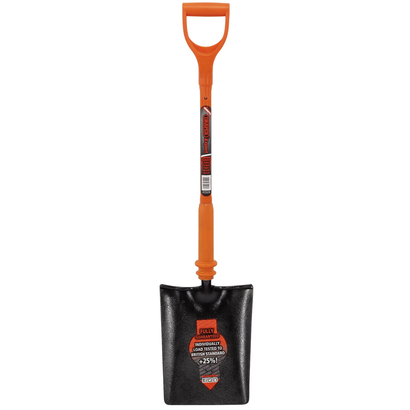 Draper Expert Taper Mouth Shovel Fully Insulated Solid Forged Price Comparisons | Compare The Build
