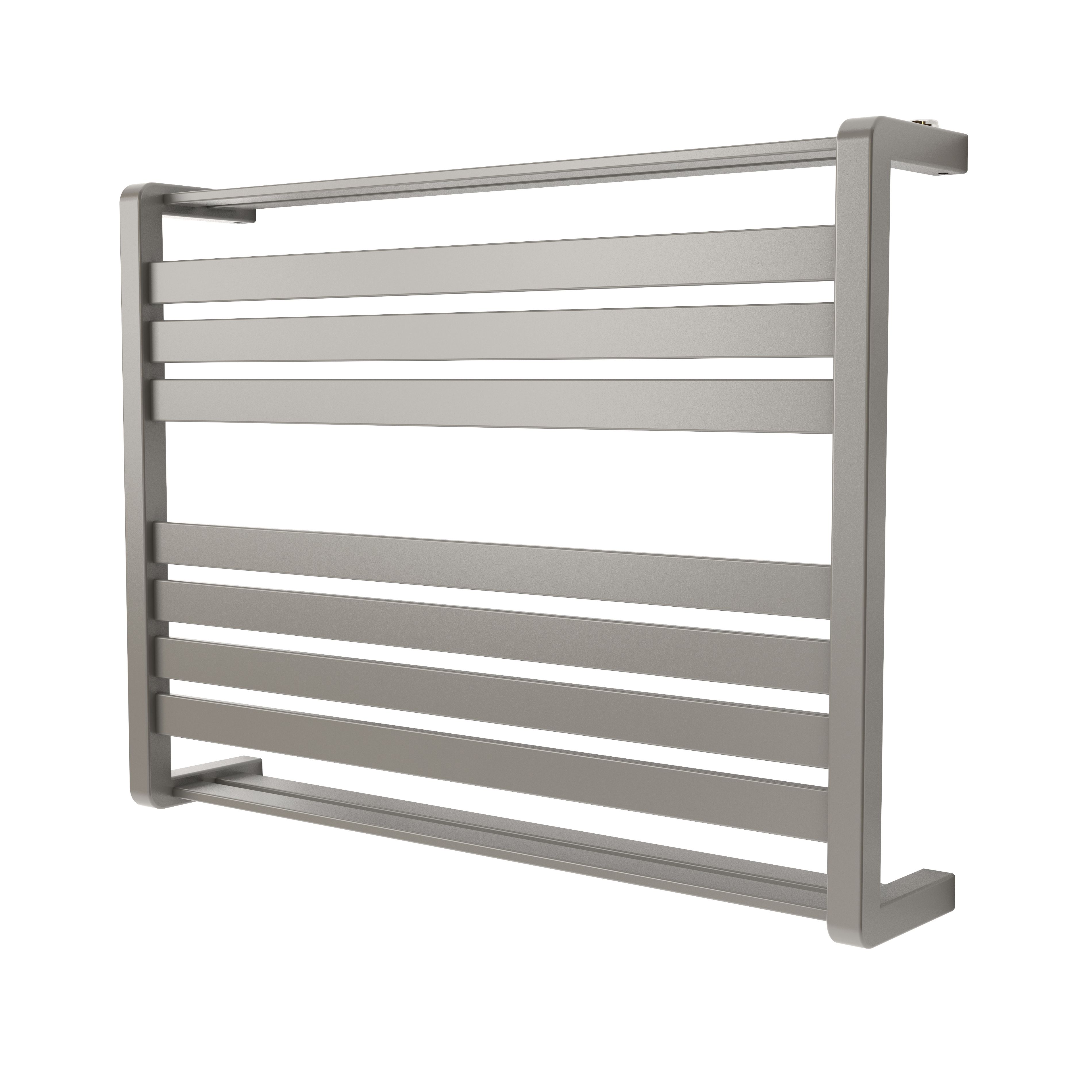 GoodHome Loreto Grey Flat Towel Warmer (W)800mm X (H)600mm Price Comparisons | Compare The Build