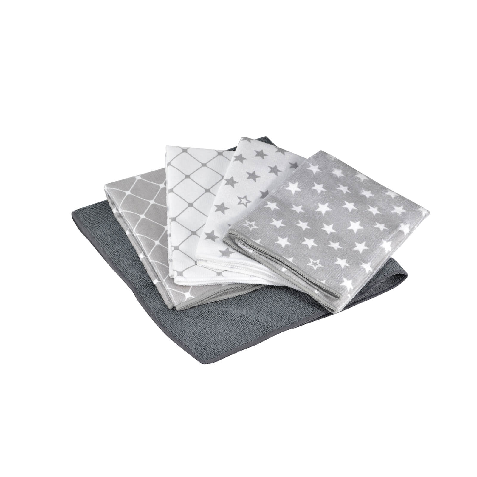 5 pack of Microfibre Patterned Cleaning Cloths Price Comparisons | Compare The Build