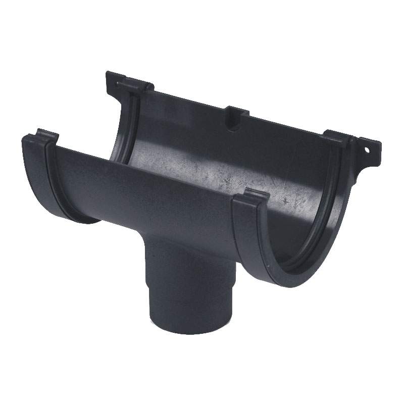 Cast Iron Style Gutter 115mm Deepstyle Running Outlet Anthracite Grey Plastic Cascade BR075CI/AG Price Comparisons | Compare The Build