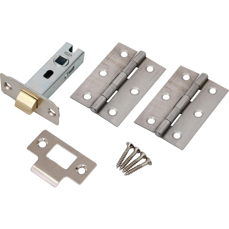 Perry Latch Pack Satin in Chrome Steel Price Comparisons | Compare The Build