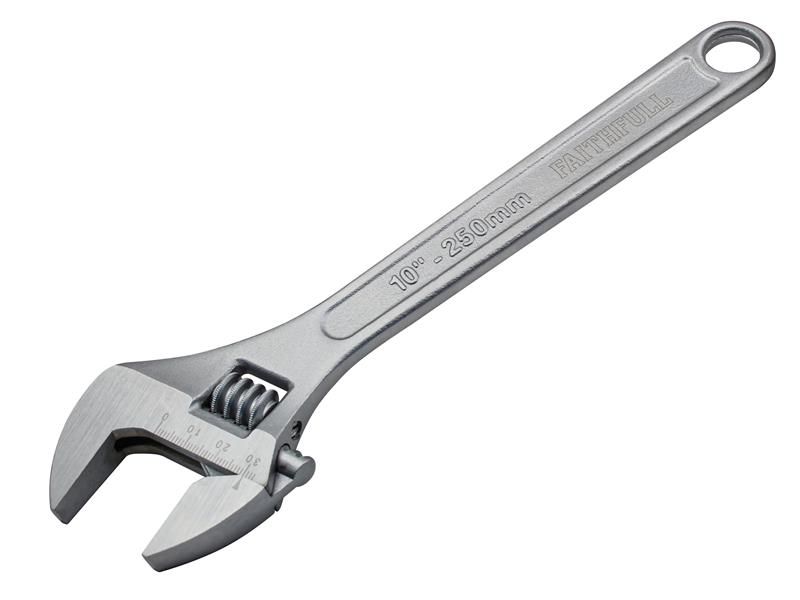 Faithfull FAIAS250MC Chrome Adjustable Spanner 250mm (10in) Price Comparisons | Compare The Build