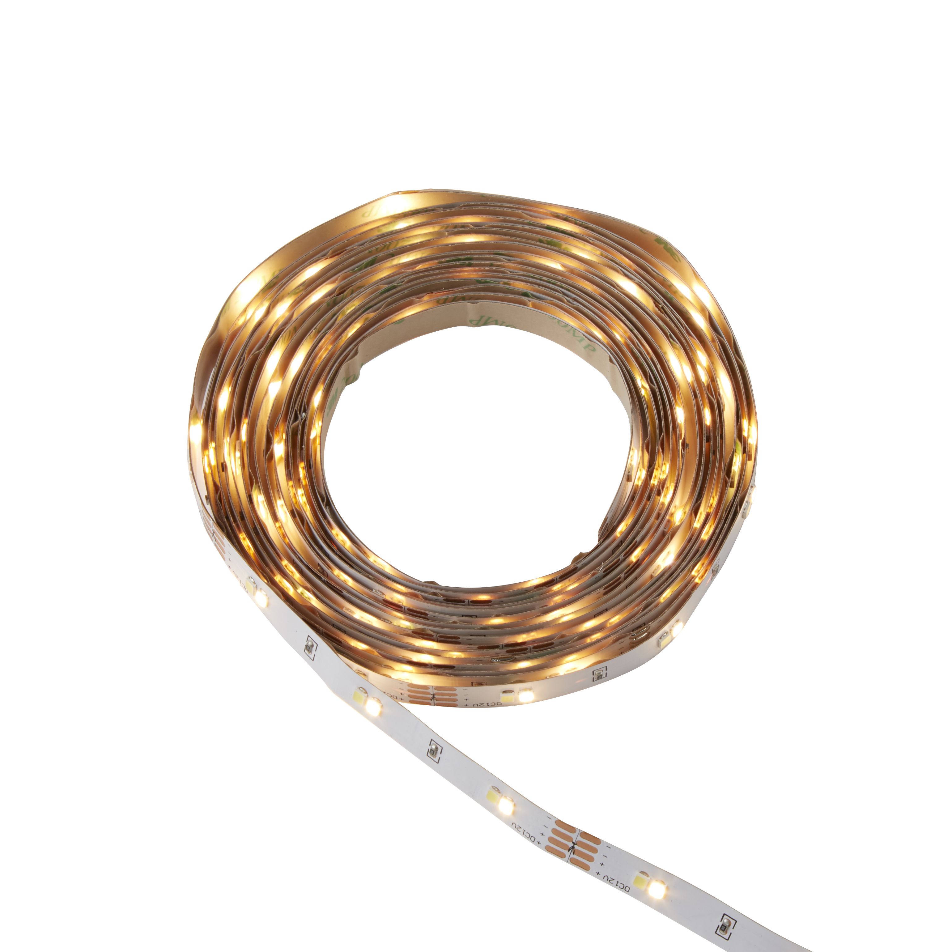 Colours Driggs Mains-Powered Led Cool White, Warm White & White Strip Light Ip20 600Lm (L)5M | Compare The Build