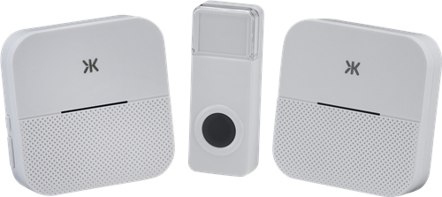 KnightsBridge Wireless plug in dual receiver door chime system - white Price Comparisons | Compare The Build