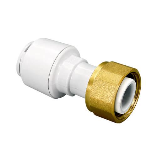 Flofit+ Push Fit Tap Connector - 15mm x 3/4andquot; - Pack of 5 Price Comparisons | Compare The Build