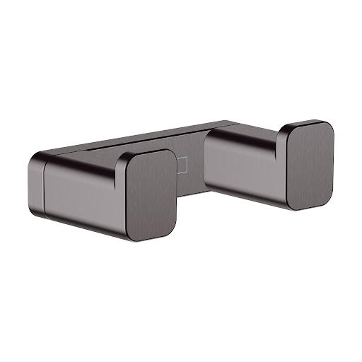 hansgrohe AddStoris Double Robe Hook Brushed Black - 41755340 Price Comparisons | Compare The Build
