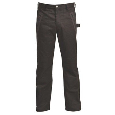 Rigour Holster Pocket Black Trousers, W36" L32" Price Comparisons | Compare The Build