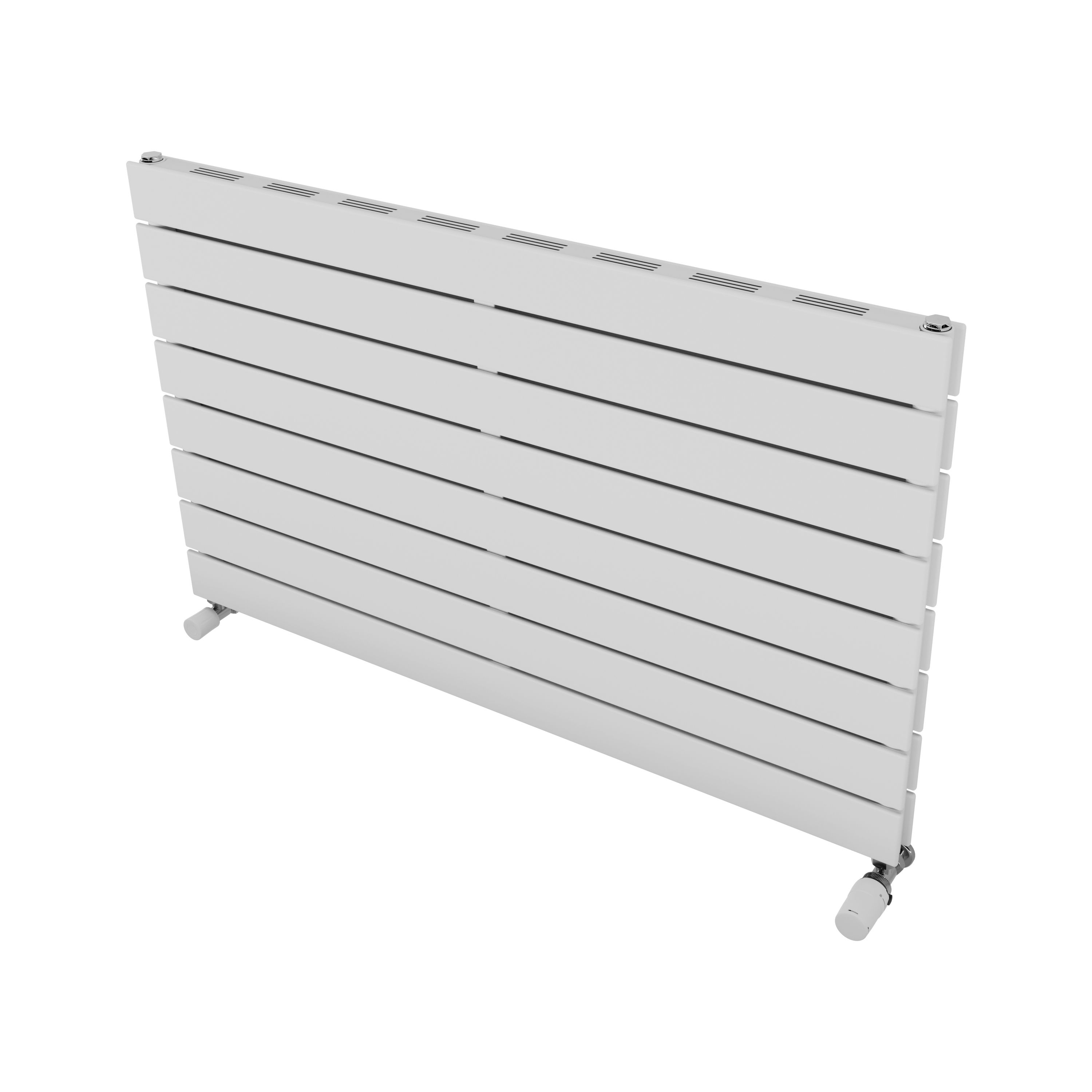 Ximax Vertirad Slimline Duplex Deluxe Satin White Horizontal Designer Panel Radiator, (W)1000mm X (H)595mm Price Comparisons | Compare The Build