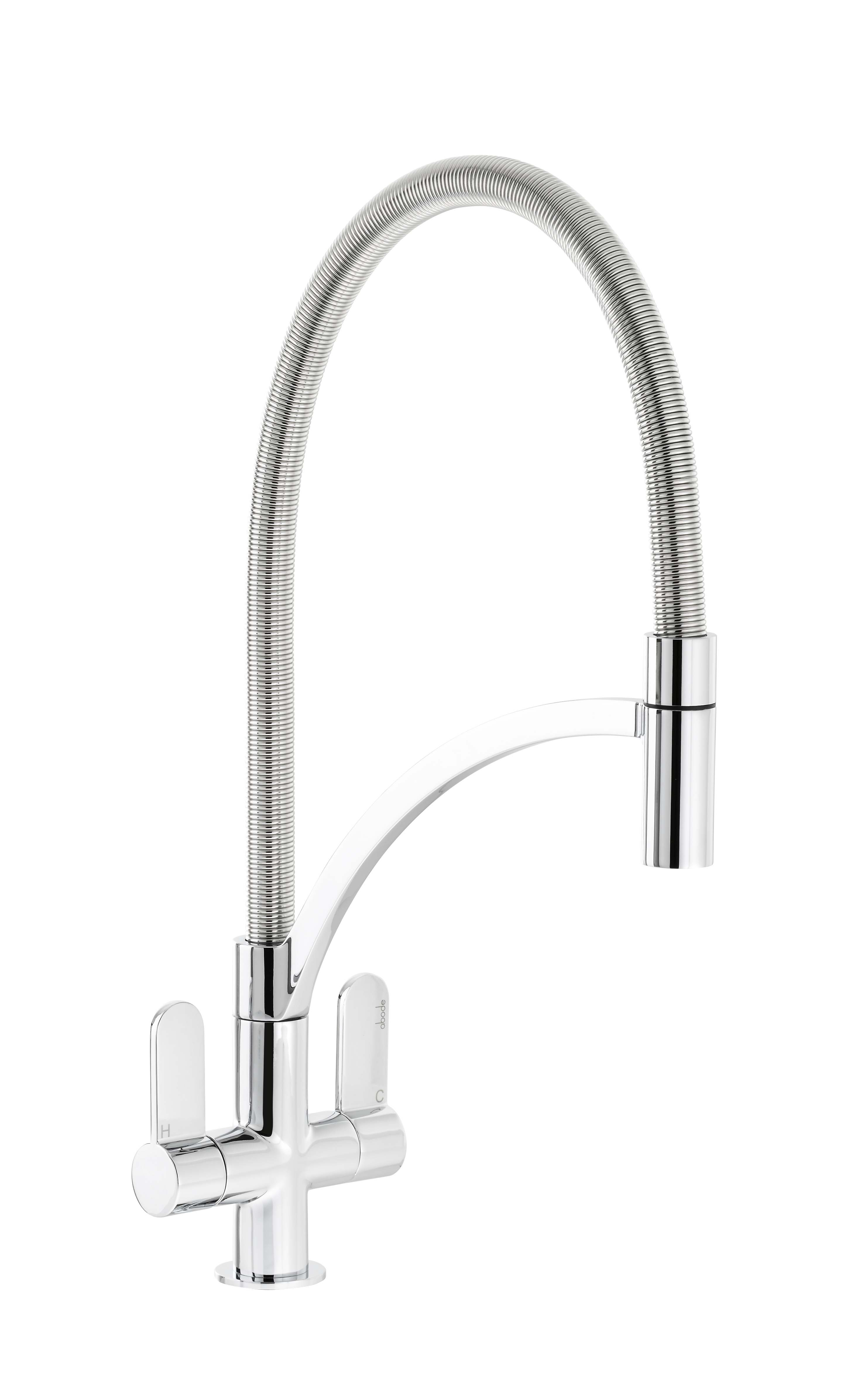 Abode AT2071 Genio Semi Professional Kitchen Mixer with Pull Around Hose Chrome Price Comparisons | Compare The Build