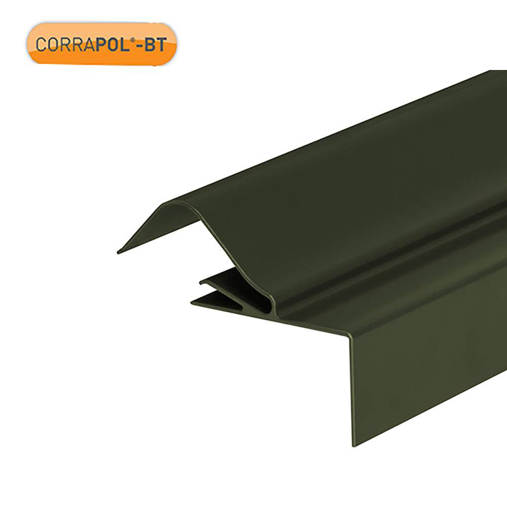 CORRAPOL-BT Rock N Lock Side Flashing in Green 2000mm x 125mm x 97mm AC220GR Price Comparisons | Compare The Build