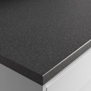 Noir Granite Laminate Worktop - 600mm x 38mm x 3m | Compare The Build