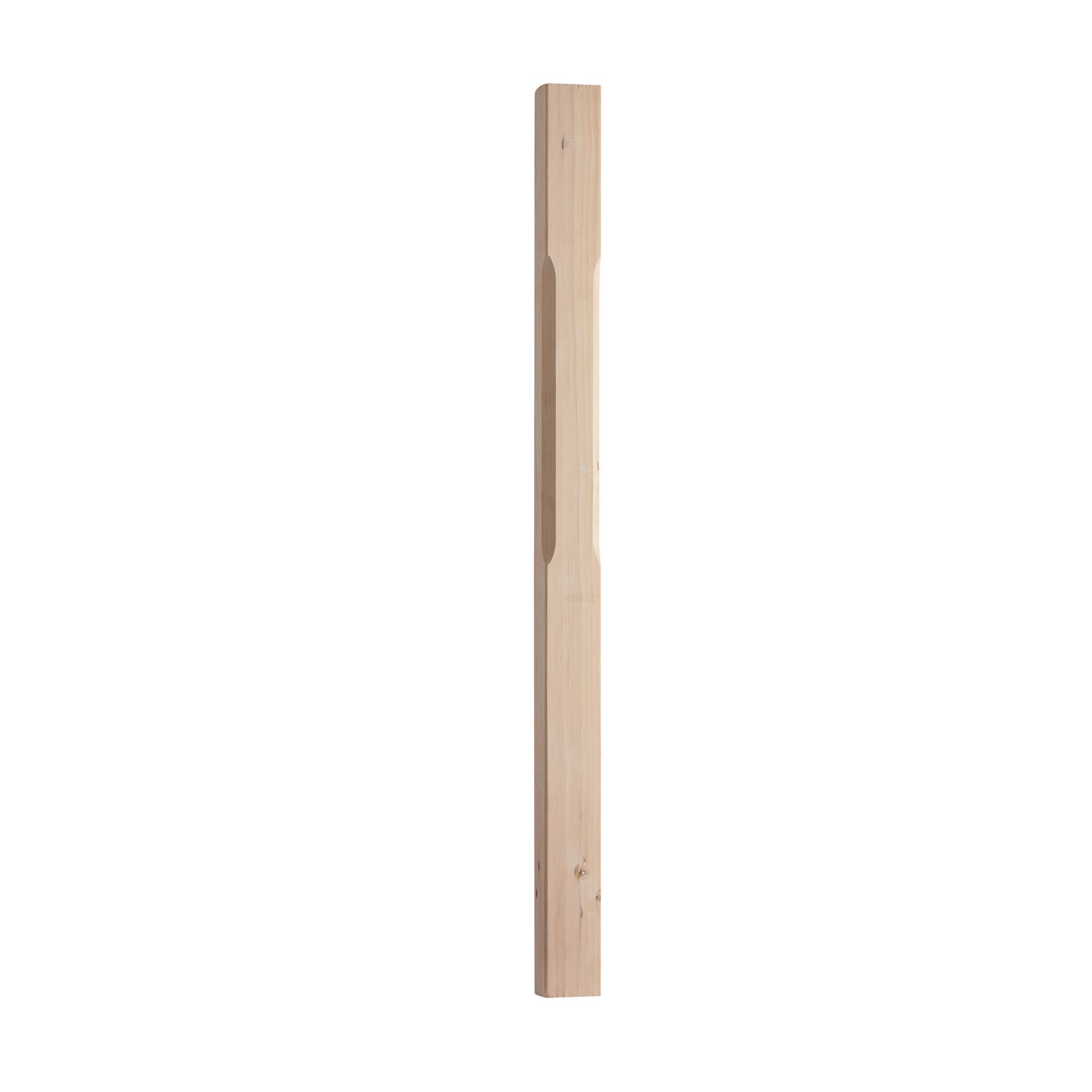 Cheshire Mouldings Hemlock Stop Chamfered Newel Post (H)1500mm (W)82mm Price Comparisons | Compare The Build